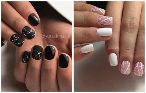 Шеллак на очень короткие ногти. Маникюр шеллак: особенности дизайна на короткие ногти и длинные