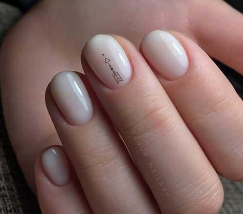 Маникюр под молочное платье. Вместо нюдового: идеи модного молочного маникюра, фото