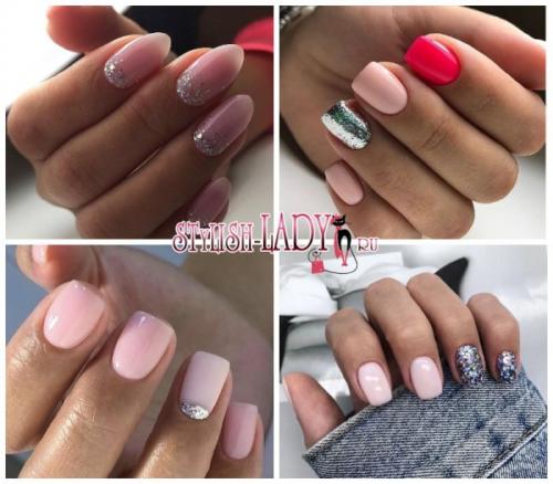 Маникюр розовый с серебром. Преимущества розово-серебристого дизайна