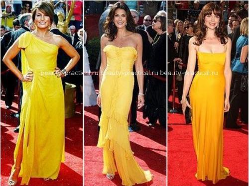 Макияж под желтое платье пошагово. Макияж под желтое платье