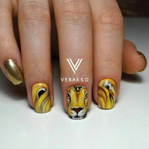 Животные на ногтях маникюр. Модные тенденции маникюра с животными