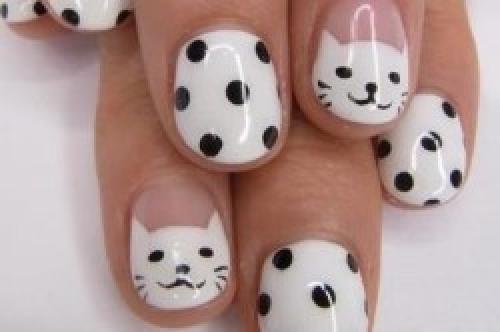 Животные на ногтях рисунки. Маникюр с животными 13