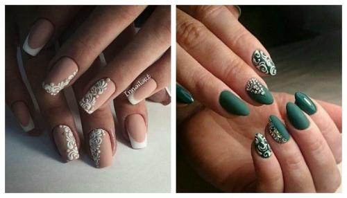 Матовый с глянцевым маникюр. Как сделать матовый маникюр: 2 популярные техники