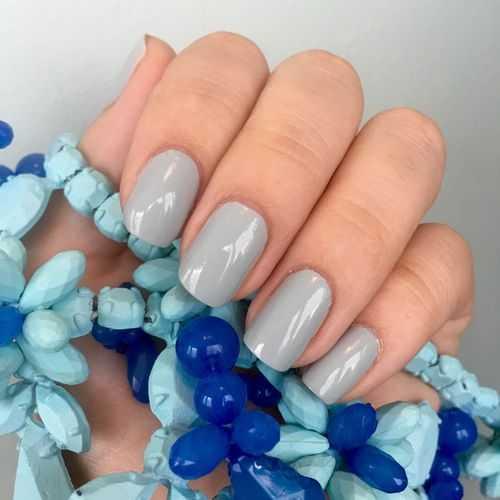 Розовый с серым шеллак. Модные тенденции 2019 03