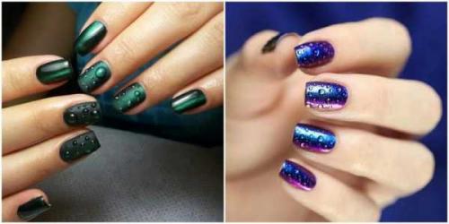 Матовый с глянцевым маникюр. Как сделать матовый маникюр: 2 популярные техники 15 Матовый с глянцевым маникюр. Как сделать матовый маникюр: 2 популярные техники 15