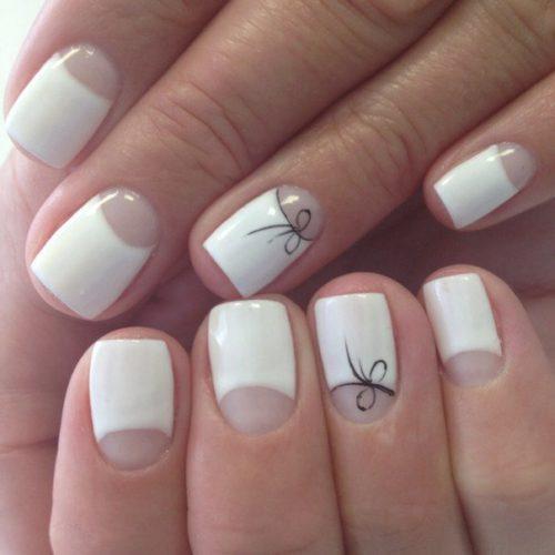 Ногти с бантиком из страз. Бантики на ногтях: фотографии, дизайн, руководство