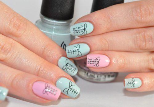 Ногти с бантиком из страз. Бантики на ногтях: фотографии, дизайн, руководство