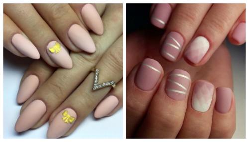 Бежевый маникюр с золотом. Бежевый маникюр в разных техниках