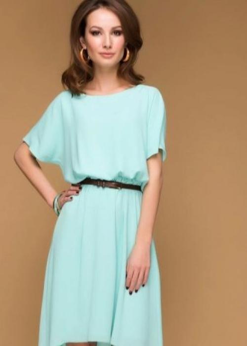 Маникюр к мятному платью. С чем носить