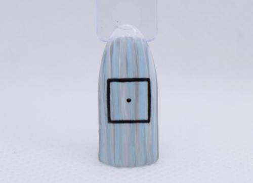 Маникюр серый с голубым. Серо-голубой маникюр: идея дизайна с цветочным принтом