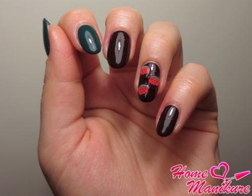 Клубника на ногтях пошагово. Яркий маникюр с сочными клубничками