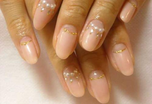 Красный с жемчугом маникюр. Наследие морских глубин 20 Красный с жемчугом маникюр. Наследие морских глубин 20