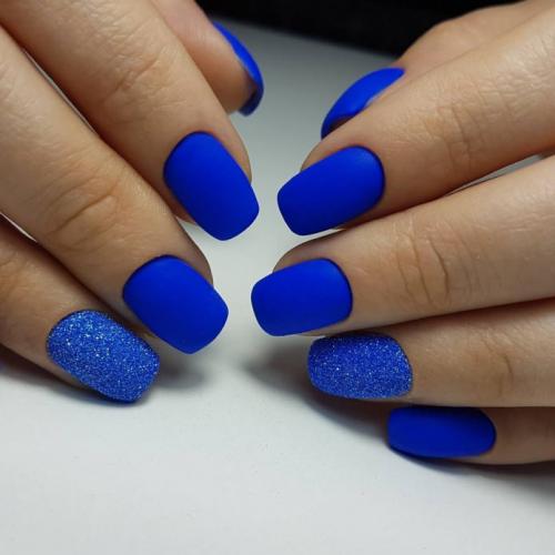 Маникюр 2019 осень синий. Осенний маникюр 2019 – 2020 модные тенденции и тренды 06