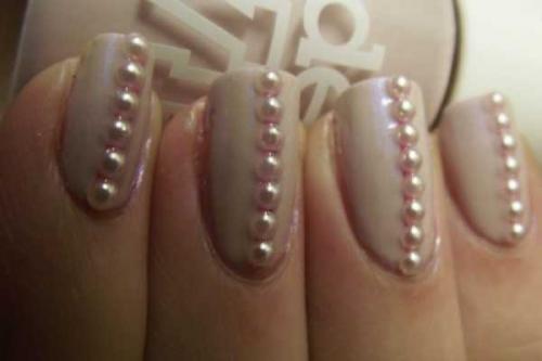 Красный с жемчугом маникюр. Наследие морских глубин 16 Красный с жемчугом маникюр. Наследие морских глубин 16