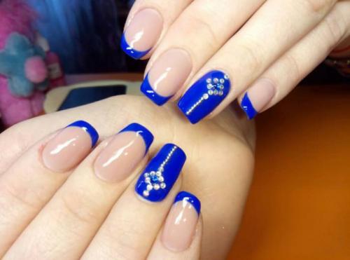 Маникюр 2019 осень синий. Осенний маникюр 2019 – 2020 модные тенденции и тренды 02