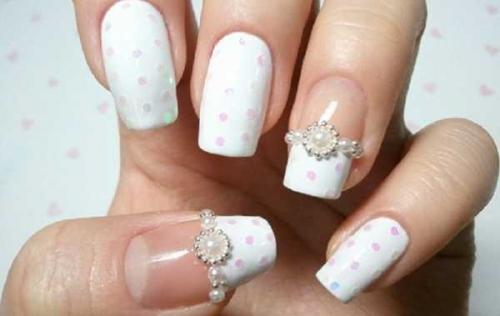 Красный с жемчугом маникюр. Наследие морских глубин 17 Красный с жемчугом маникюр. Наследие морских глубин 17