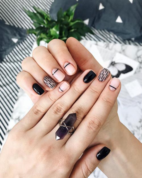 Лунный маникюр 2019. Лунный маникюр: современный дизайн 2019