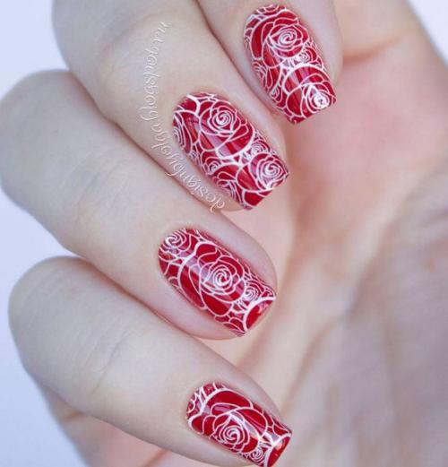 Дизайн маникюра белый с красным. Красные ногти – добавьте сочности образу 03 Дизайн маникюра белый с красным. Красные ногти – добавьте сочности образу 03
