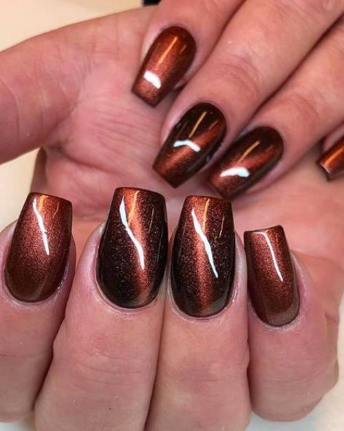 Осенний маникюр френч. 7 вариантов легкого осеннего маникюра