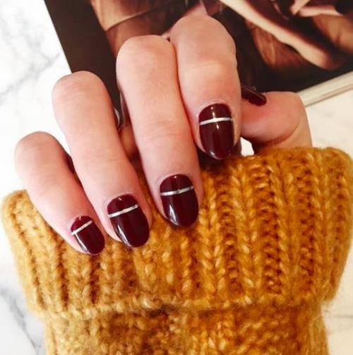 Осенний маникюр френч. 7 вариантов легкого осеннего маникюра