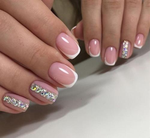 Свадебный маникюр 2019 миндаль. Тенденции свадебного маникюра 2019