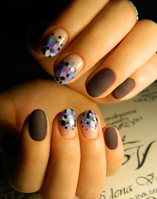 Осенний маникюр на короткие ногти. Самый красивый маникюр осень 2019-2020