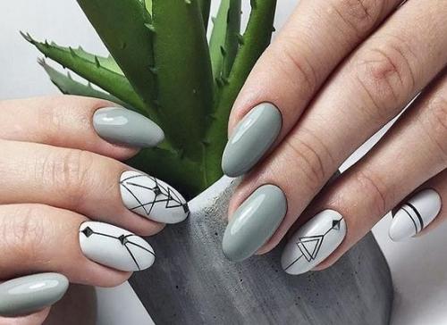 Осенний маникюр на короткие ногти. Самый красивый маникюр осень 2019-2020