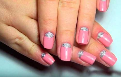 Маникюр лунный и френч. Как сделать идеальный лунный маникюр: инструкция по выполнению 09