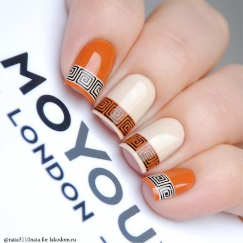 Маникюр красный и белый. Красные ногти: сочетание цветов 19