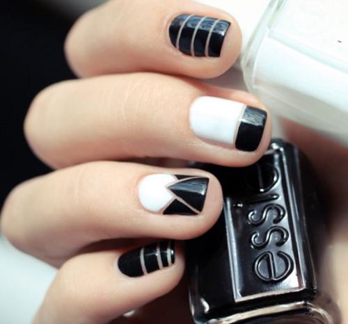 Цветной френч дизайн ногтей. Разновидности цветного френча