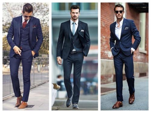 С чем носить синие брюки мужские. С чем носить синие брюки: советы для женщин и мужчин