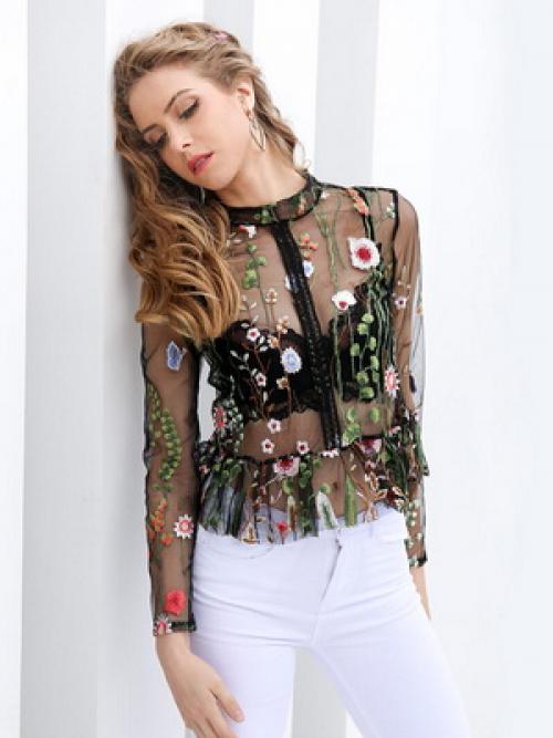 С чем носить черную прозрачную блузку. С чем носить блузку из прозрачной ткани 09 С чем носить черную прозрачную блузку. С чем носить блузку из прозрачной ткани 09