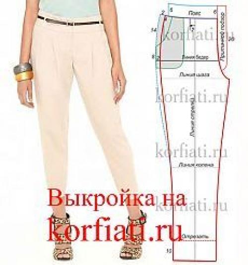 С чем носить брюки-бананы. Стильные образы: с чем носить женские брюки-бананы (с фото) 07