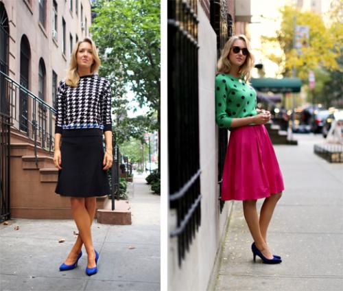 С чем носить синие туфли. Вариации подходящей одежды к синим замшевым туфлям