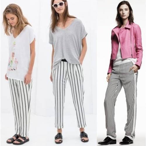 С чем носить синие брюки в полоску. Как выбрать и с чем носить