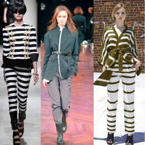 С чем носить синие брюки в полоску. Как выбрать и с чем носить