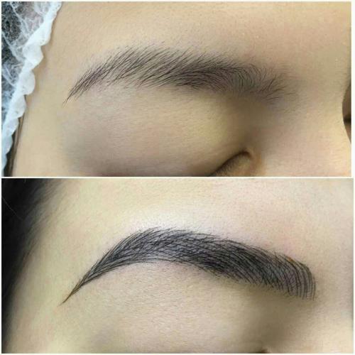 Что лучше микроблейдинг или пудровые брови. Микроблейдинг