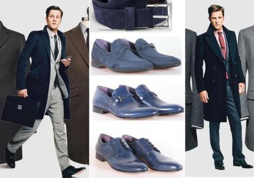 С чем носить синие ботинки мужские. С чем носить синие туфли мужчинам