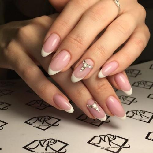 Модный френч 2019. Форма и длина ноготков