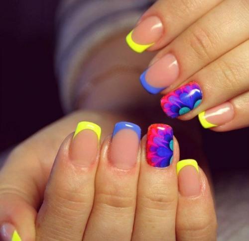 Модный френч 2019. Форма и длина ноготков