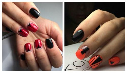 Белый и красный маникюр. Красные ногти: сочетание цветов