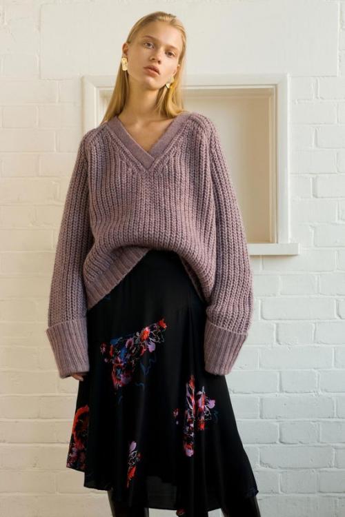 Объемный свитер с чем носить. Как носить объемный свитер