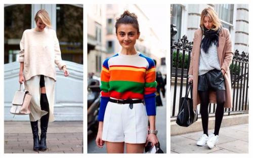 Осенний лук с шортами. Особенности теплых шорт, с чем носить и как выбрать, модные образы