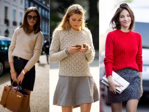 Объемный свитер с чем носить. Как носить объемный свитер 13 Объемный свитер с чем носить. Как носить объемный свитер 13