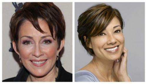 Стрижки и цвет волос для женщин з.  Стрижки для дам за 50