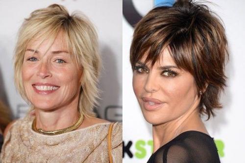 Стрижки и цвет волос для женщин з.  Стрижки для дам за 50