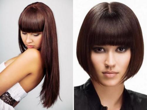 Челка, какая молодит. Какой тип челки хорошо молодит лицо