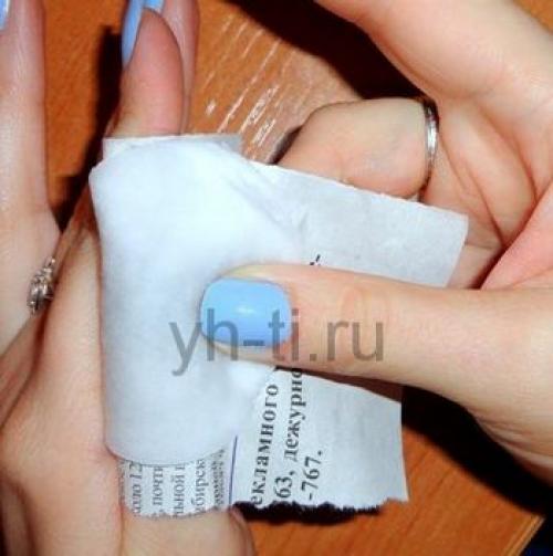 Как сделать газетный маникюр