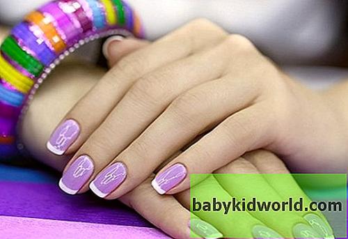 Дизайн ногтей цветной френч. Цветной маникюр френч на гель – лак, шеллак: фото-новинки 2019-2020 02