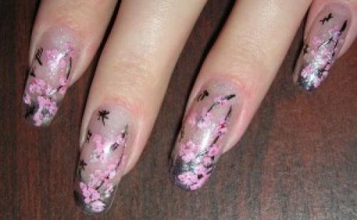 Как рисовать лепестки на ногтях. Как рисовать на ногтях цветы